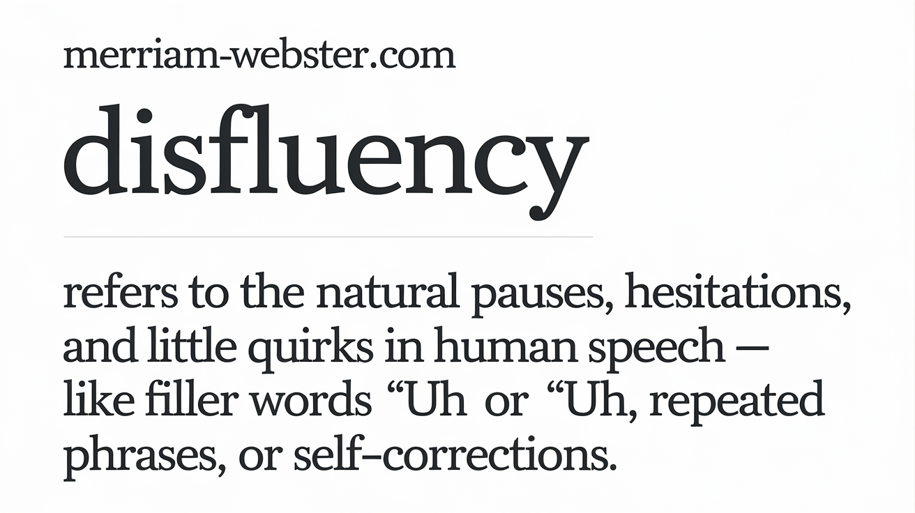 My New Favorite Word: Disfluency — and Why It Matters for AI Integration