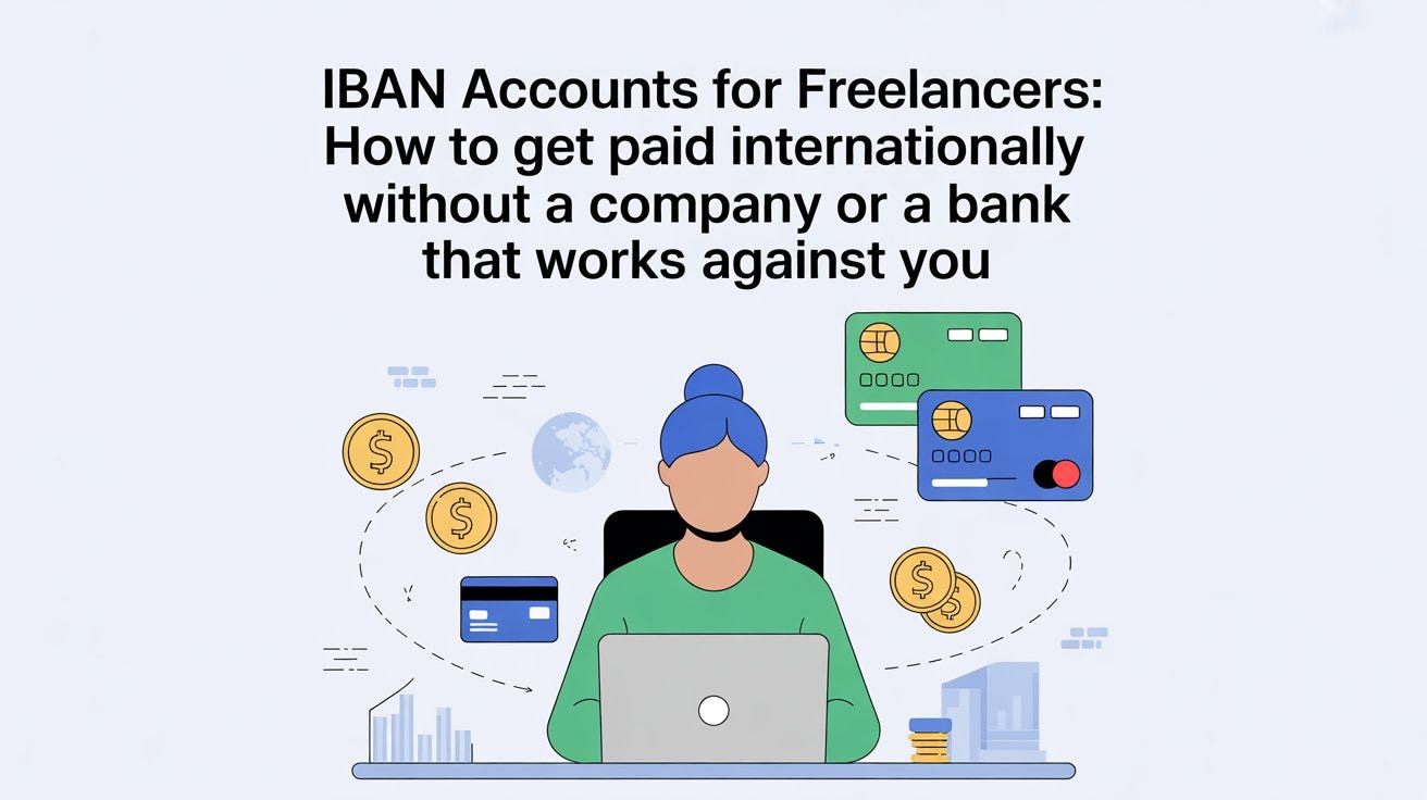 IBAN Accounts for Freelancers: How to Get Paid Internationally Without a Company or a Bank That…