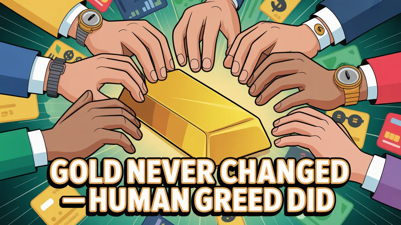 Gold Never Changed — Human Greed Did