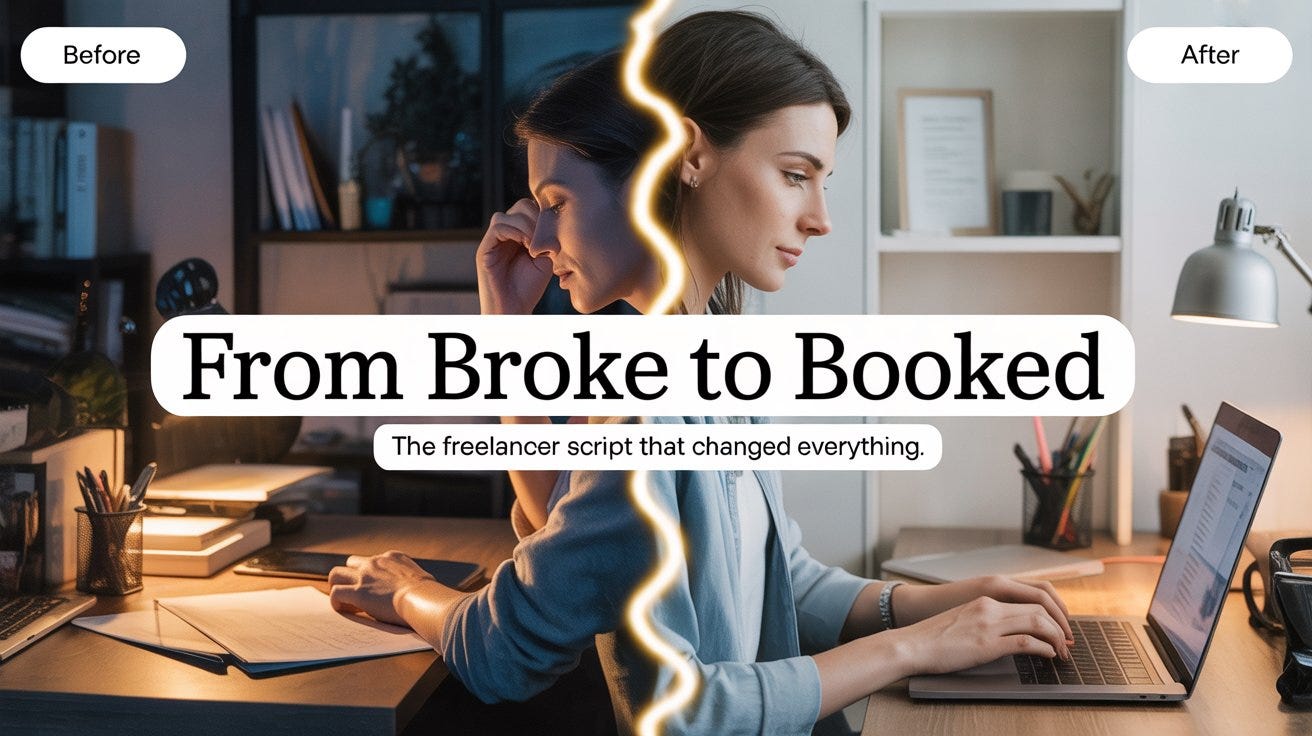 From Broke to Booked: The Freelancer Script That Changed Everything