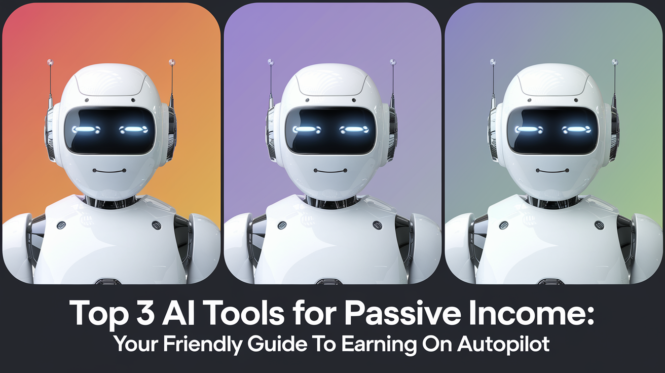 Top 3 AI Tools for Passive Income: Your Friendly Guide to Earning on Autopilot