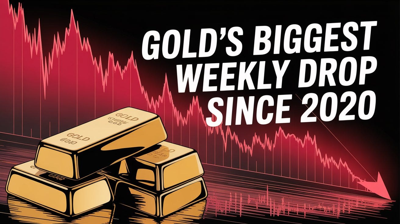 Gold Just Recorded Its Biggest Weekly Drop Since the Covid Crash