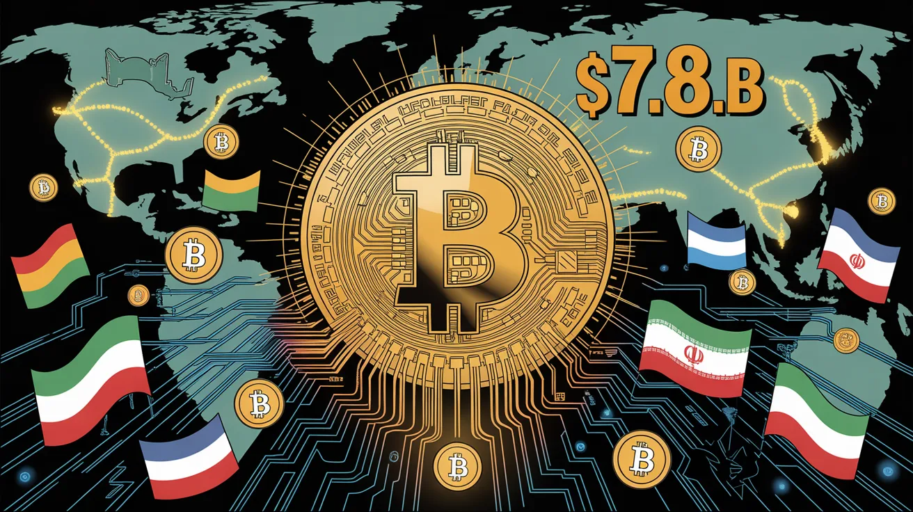 Bitcoin, Sanctions & Power Plays: The $7.8B Crypto Economy Reshaping Global Trading