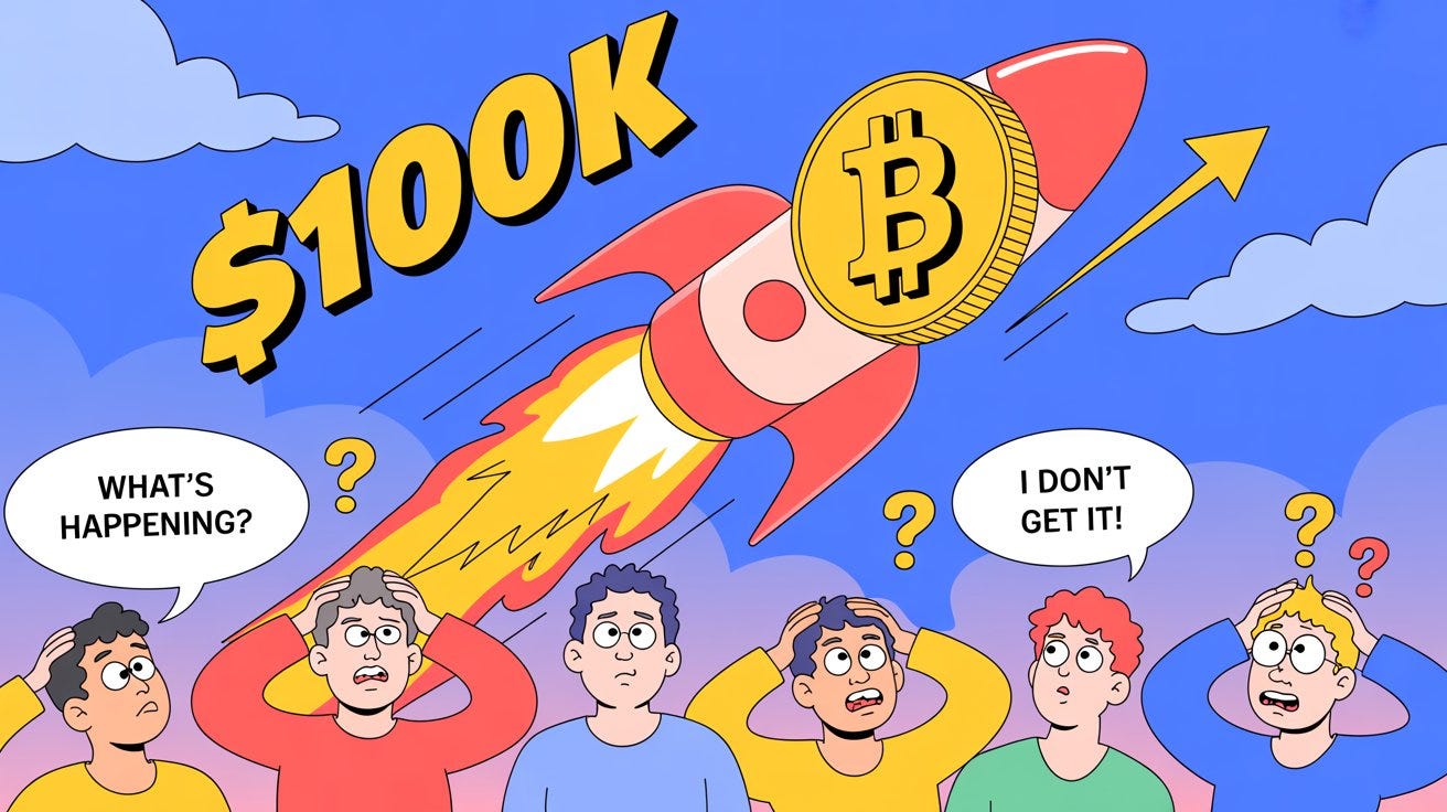 Bitcoin Could Reach $100K Before People Even Understands Why