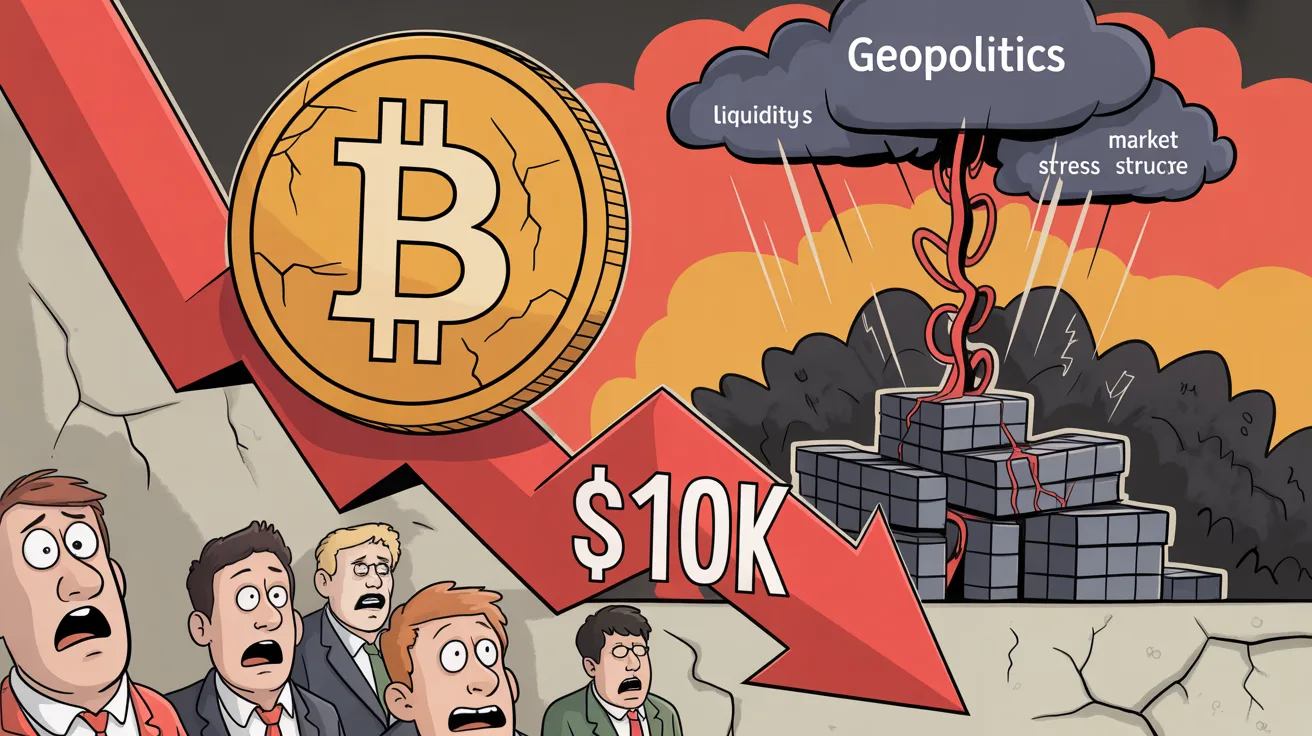 Could Bitcoin Really Crash to $10K? A Worst-Case Scenario Nobody Wants to Talk About