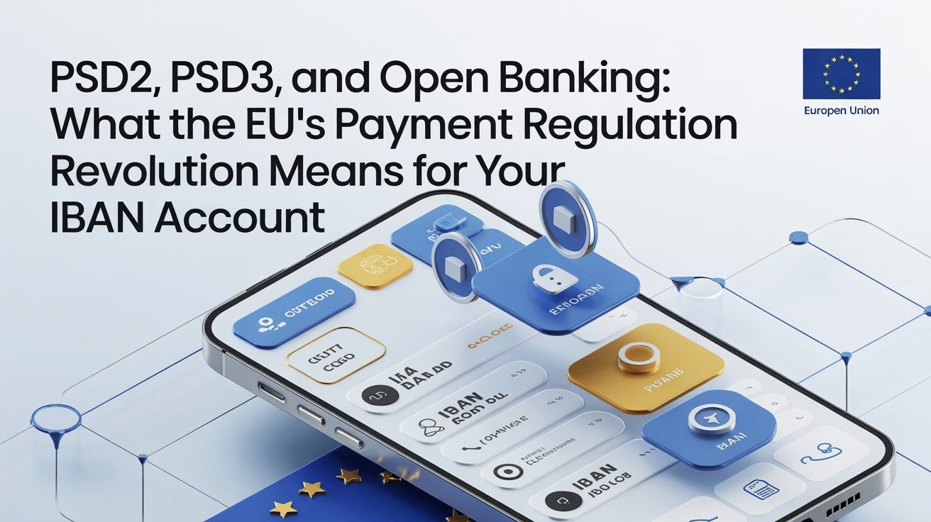 PSD2, PSD3, and Open Banking: What the EU’s Payment Regulation Revolution Means for Your IBAN…