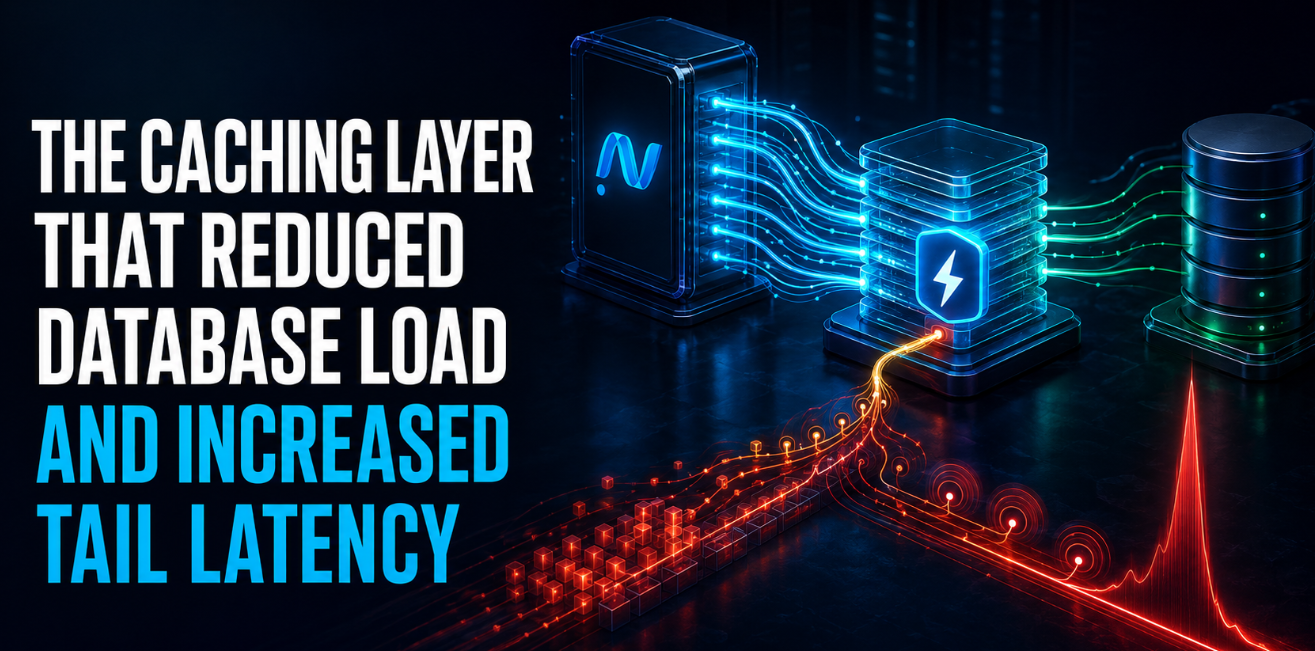 The Caching Layer That Reduced Database Load and Increased Tail Latency