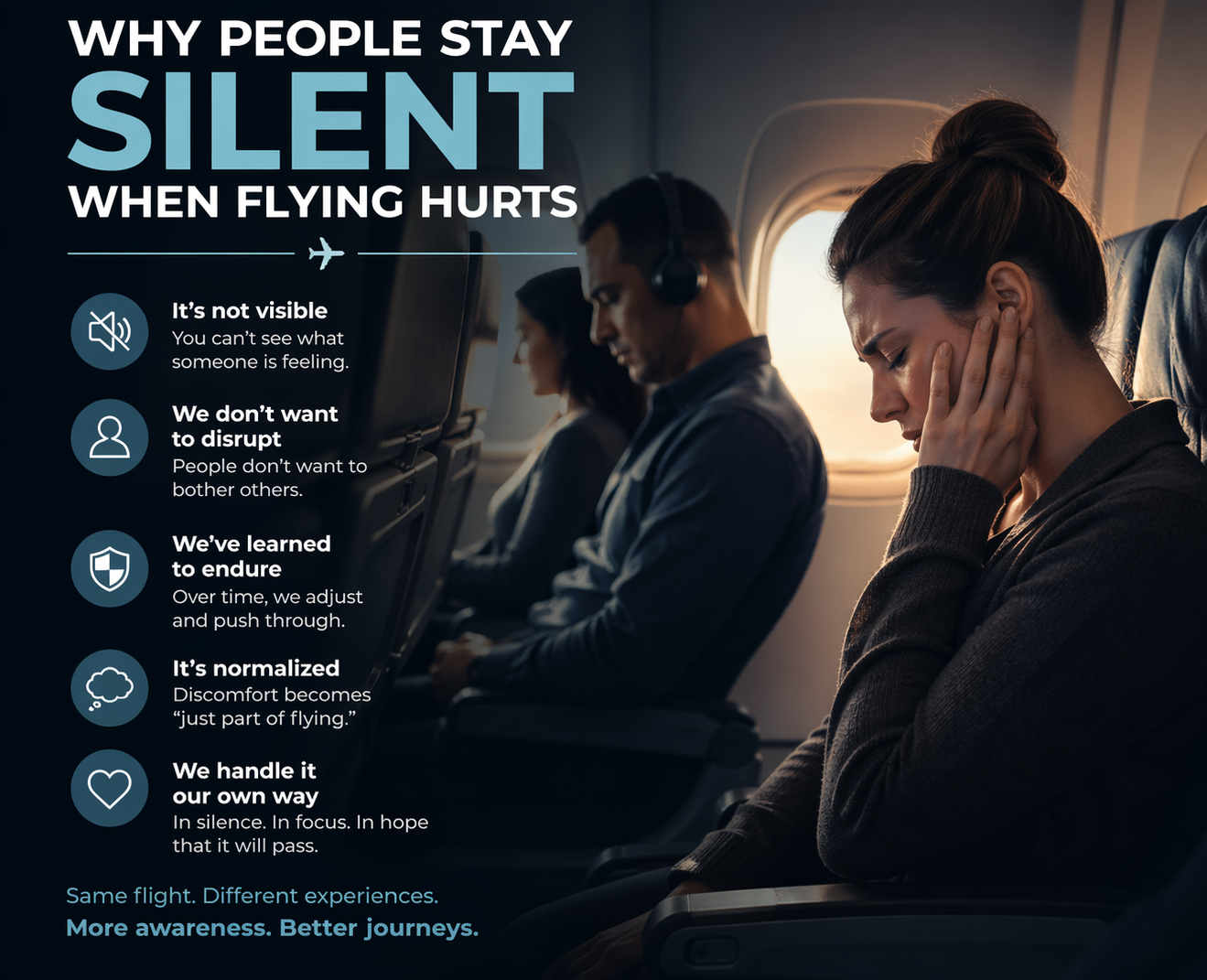 Why People Stay Silent When Flying Hurts