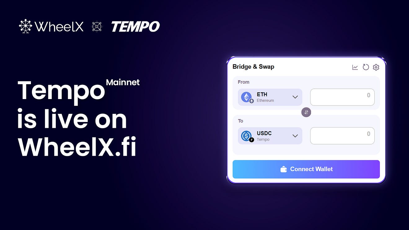 Tempo Mainnet : Payment Revolution with Wheelx Integration