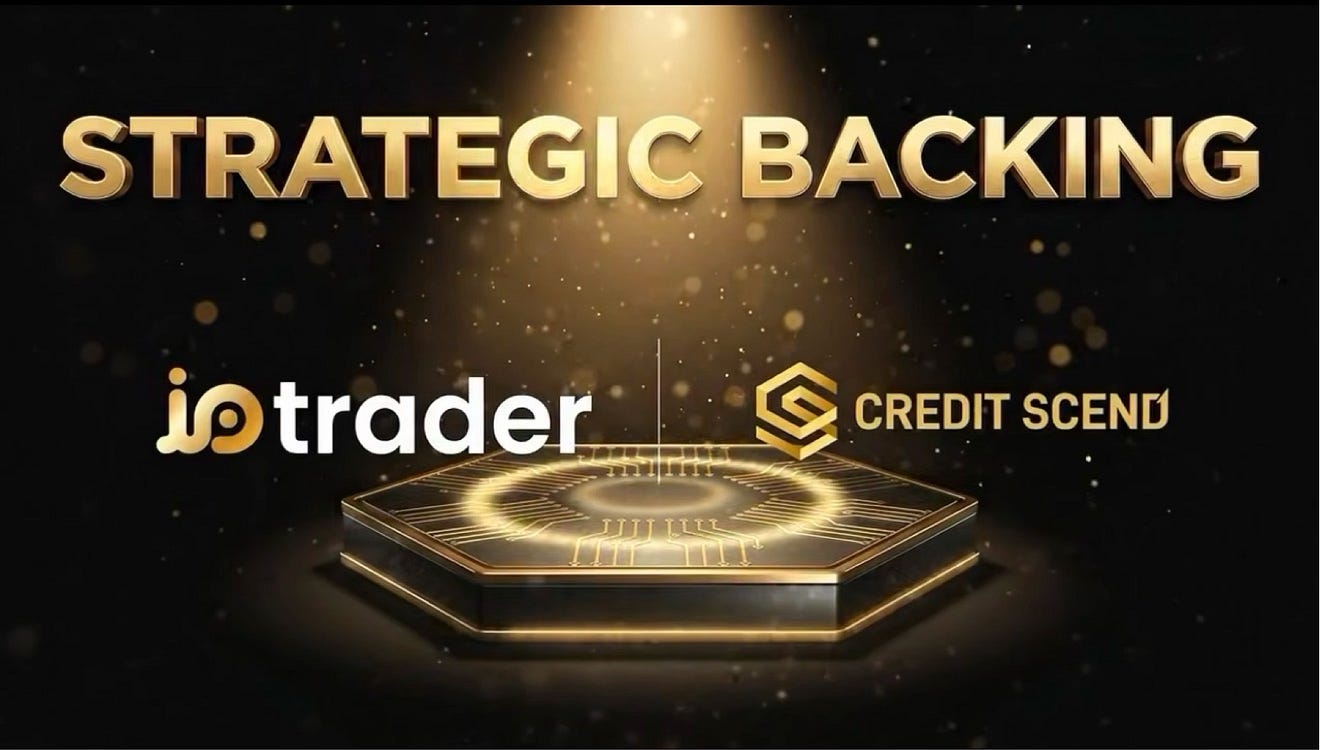 IO Trader Secures Strategic Investment from Credit Scend to Accelerate Web3 Trading Innovation