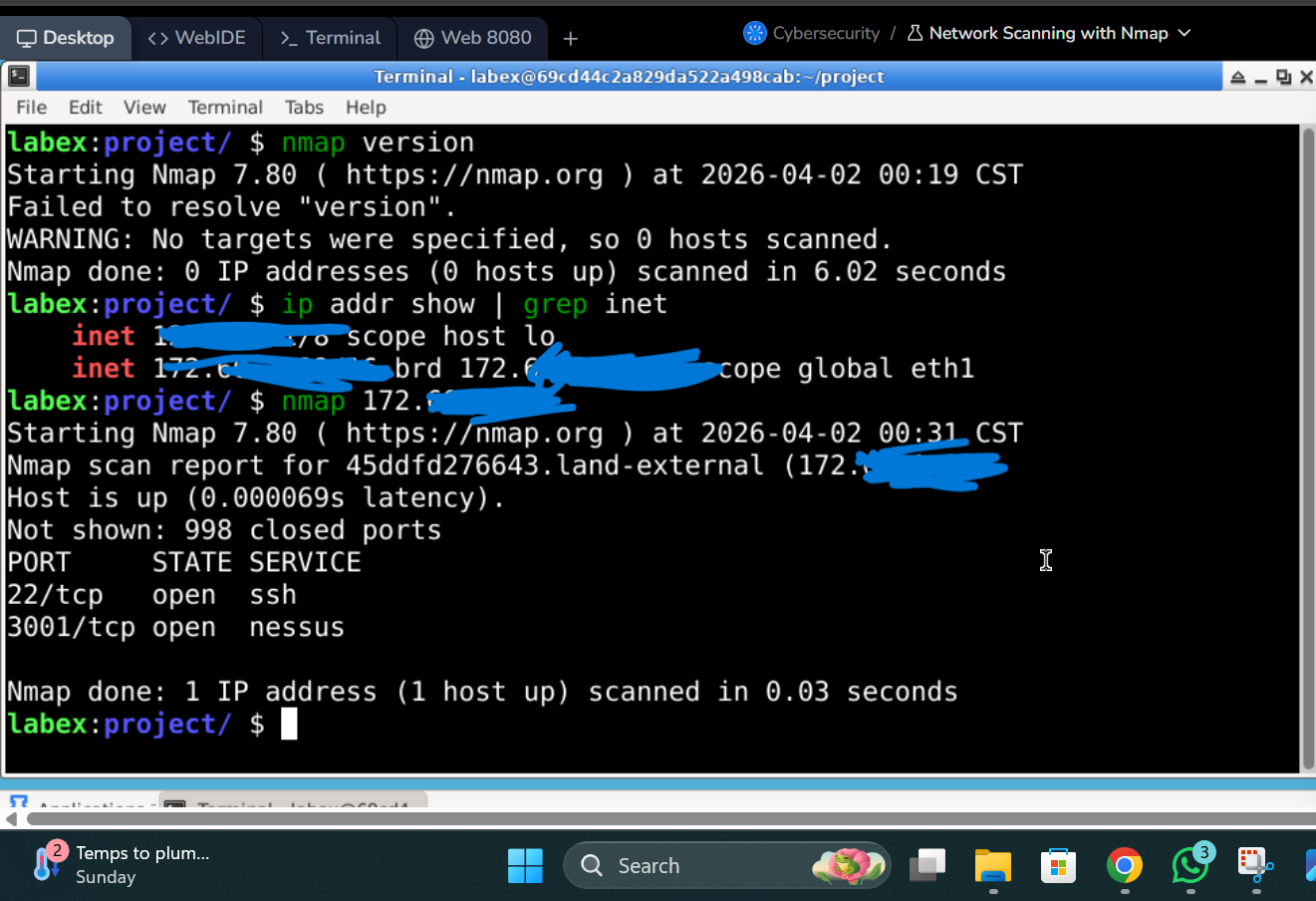 Network Scanning with Nmap