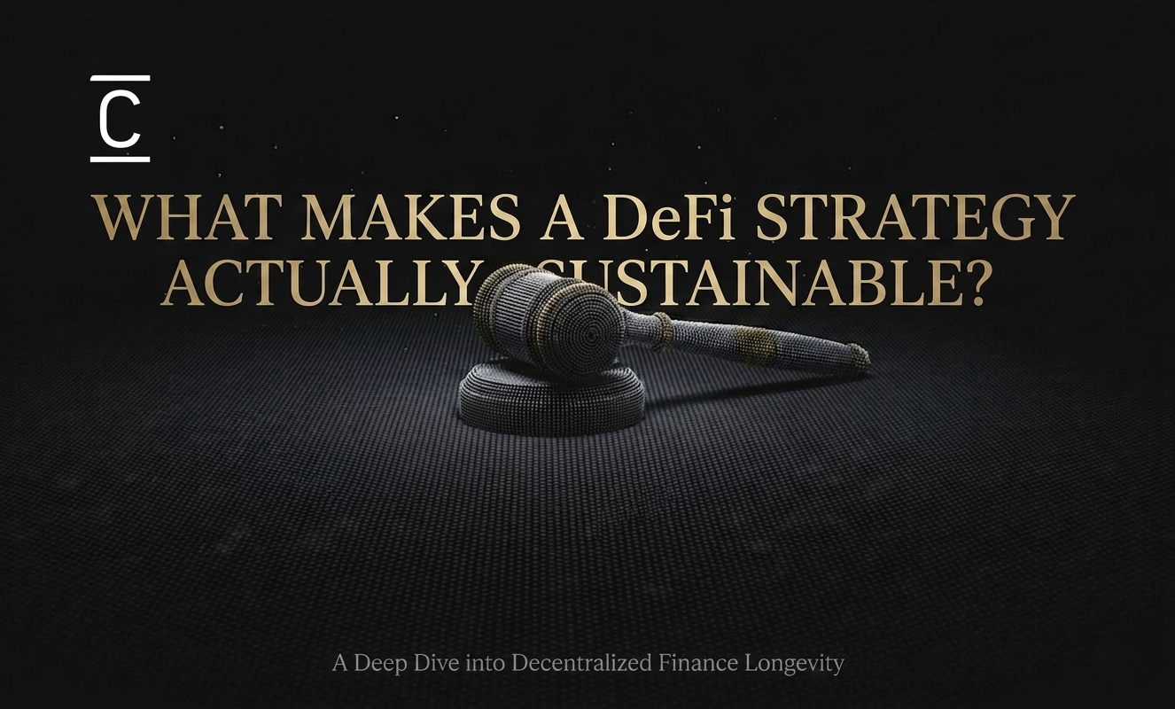 What Makes a DeFi Strategy Actually Sustainable?