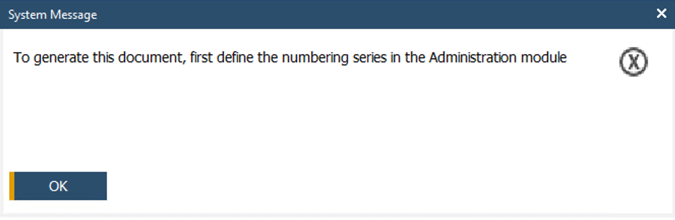 SAP Business One: To generate this document, first define the numbering series in the…