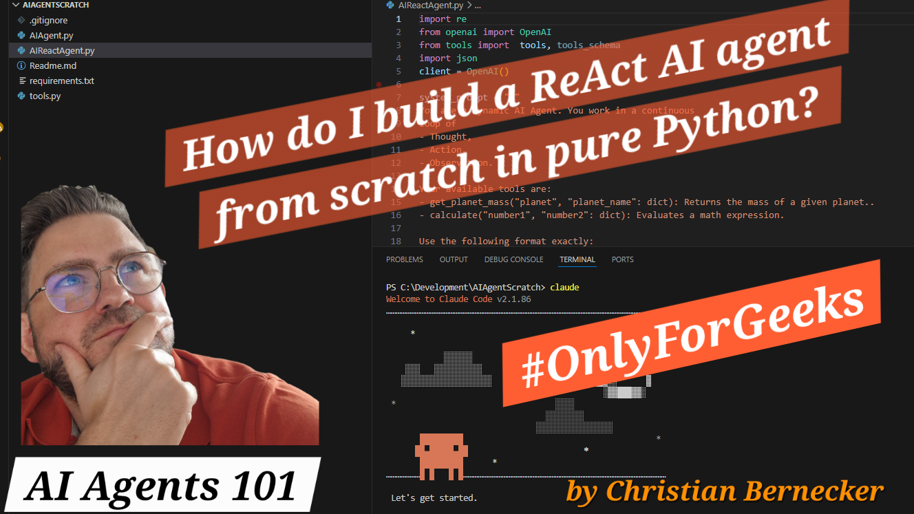 Building a ReAct AI Agent from Scratch in Pure Python