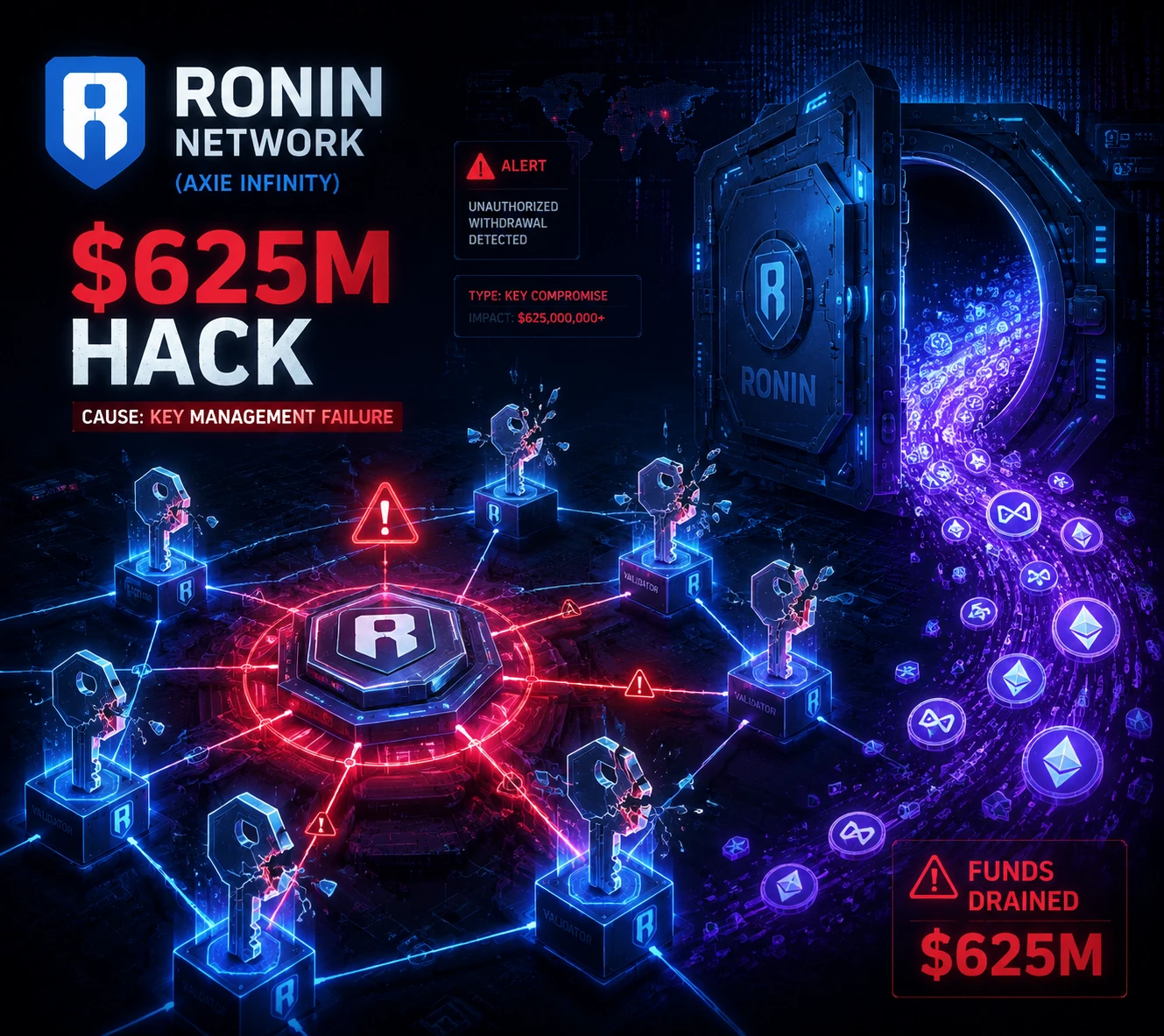 Ronin Network (Axie Infinity): The $625M Key Management Failure
