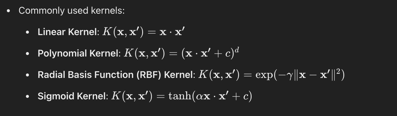 Support Vector Machine (SVM) Algorithm