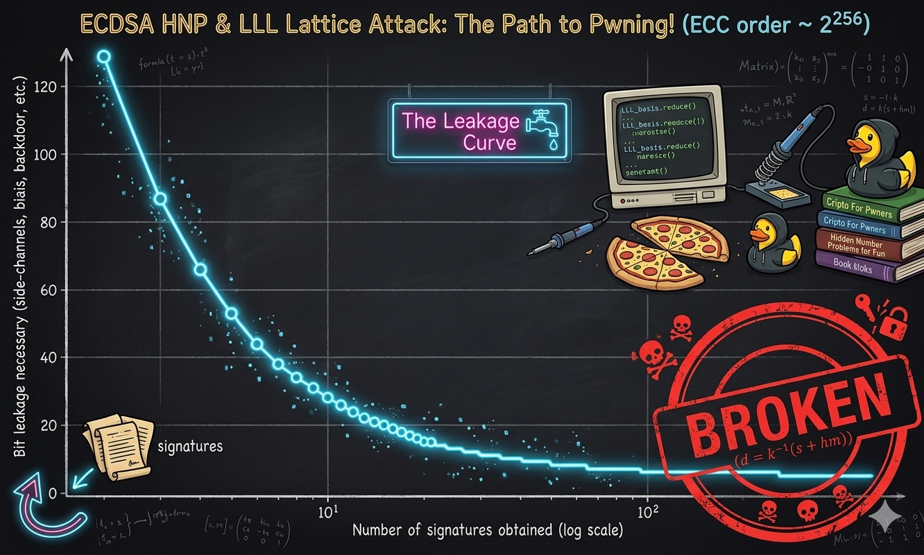 Attacks on Elliptic Curves (Pollard, Polhig, invalid curve, twist, lattice)