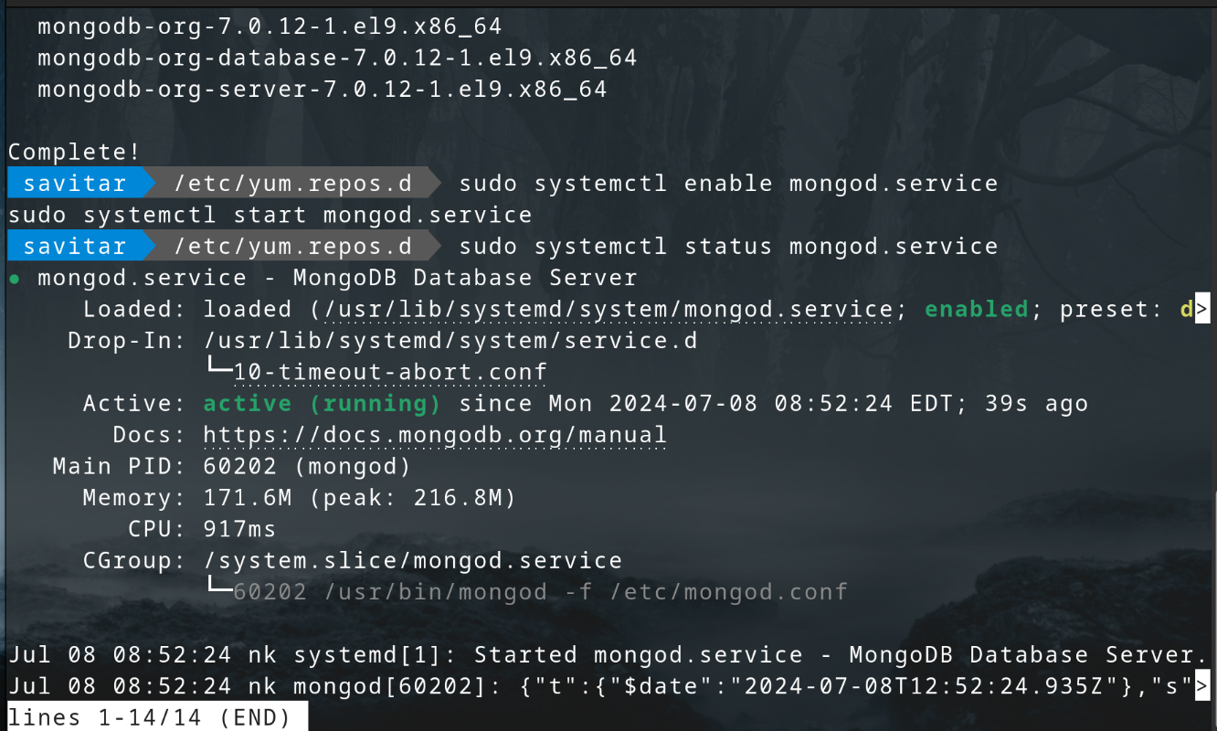 How to Download and Install MongoDB on Fedora 40