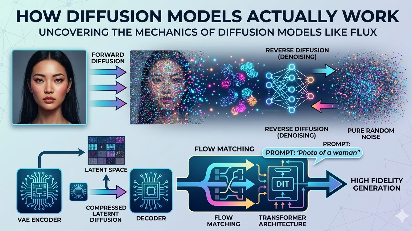How Diffusion Models Like FLUX Actually Work by Amr Khalil