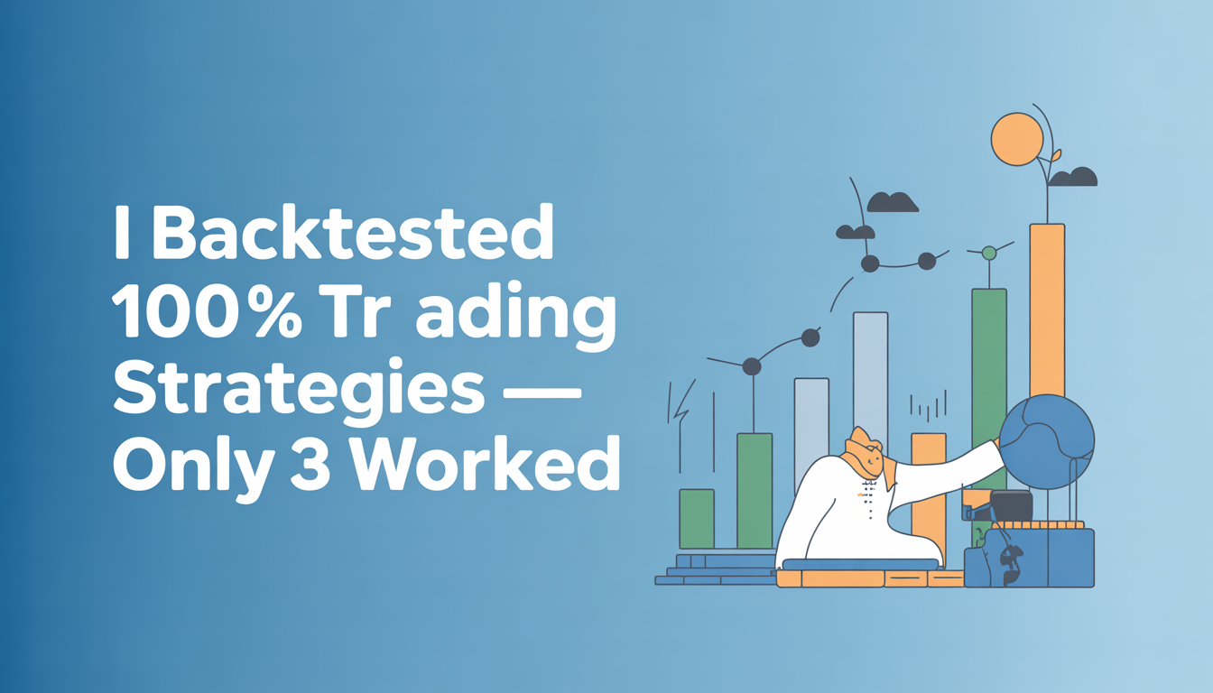 I Backtested 100 Trading Strategies — Only 3 Worked
