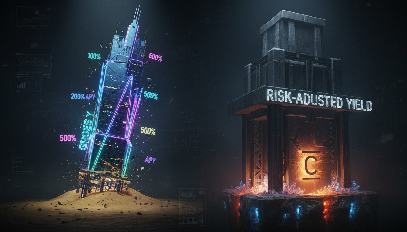 The Skyscraper Fallacy: Why APY is a Structurally Unsound Metric