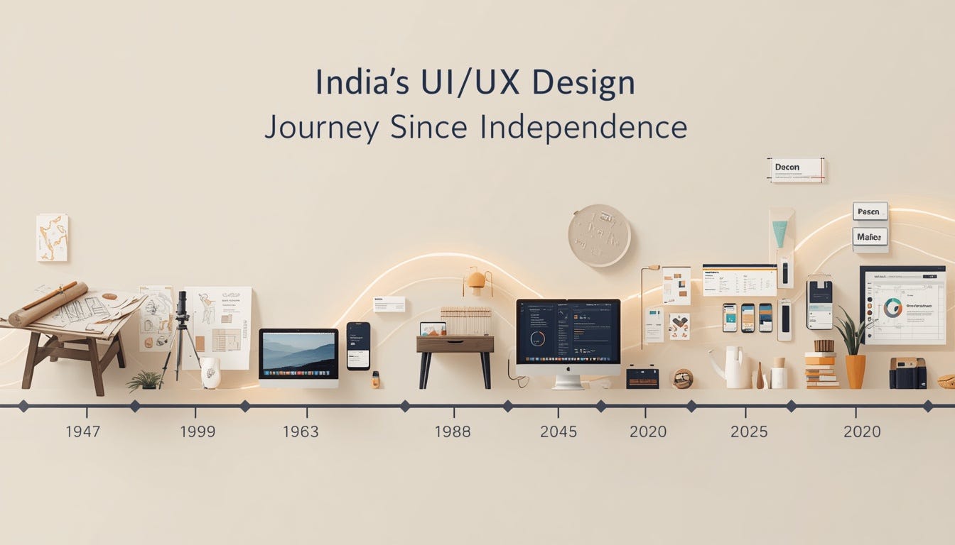 India’s UI/UX Design Journey Since Independence