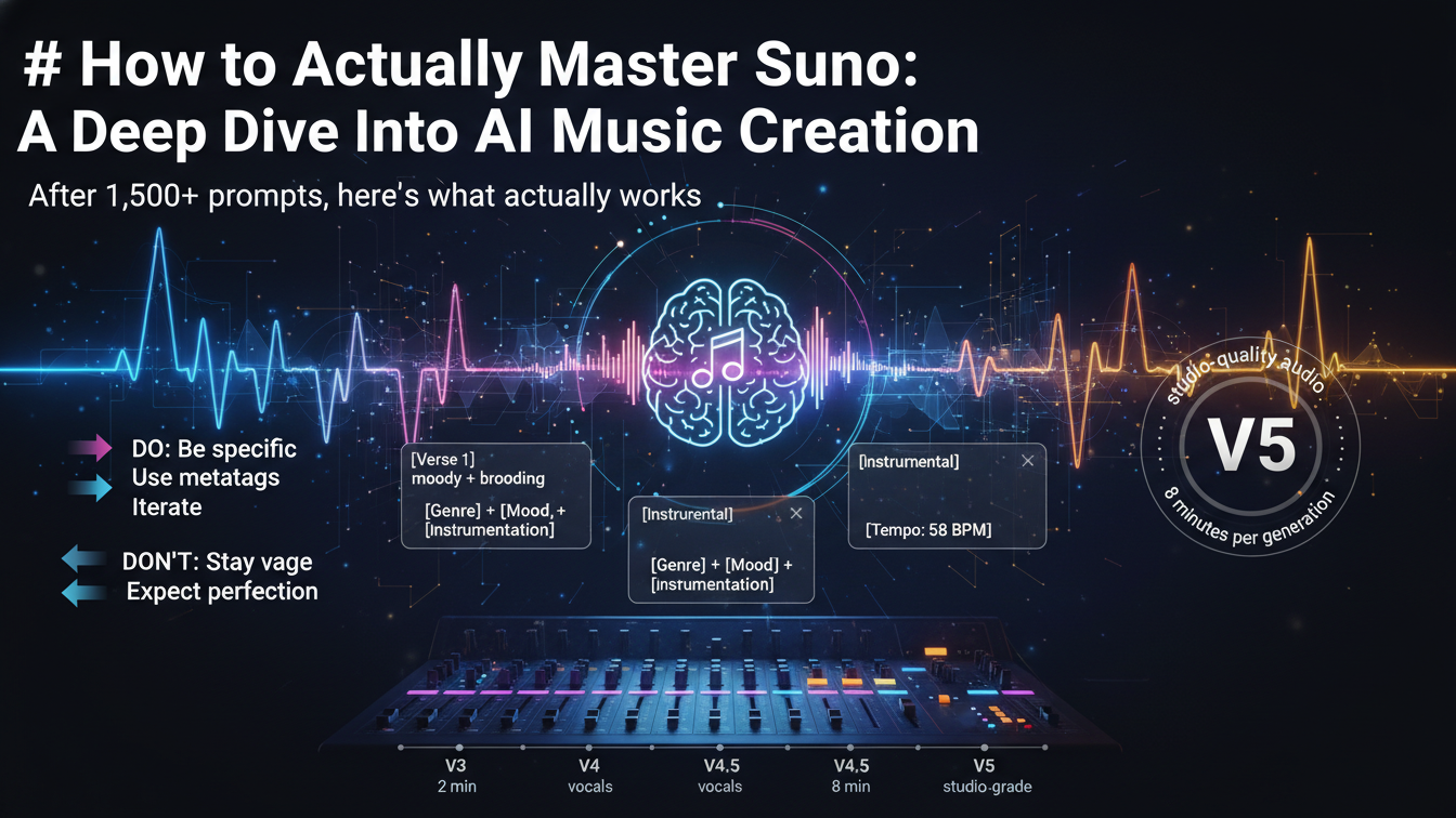 How to Actually Master Suno: A Deep Dive Into AI Music Creation