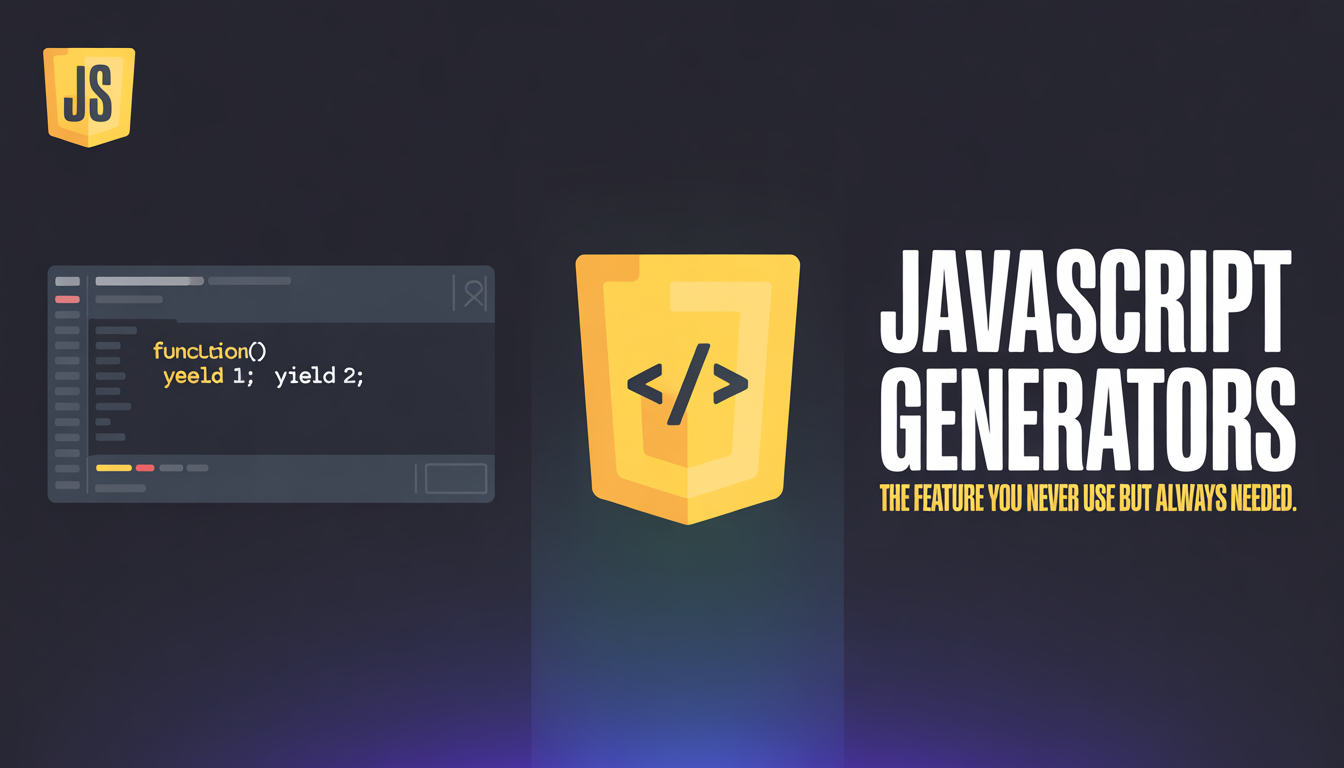 JavaScript Generators: The Most Underused Feature That Will Change How You Think About Code