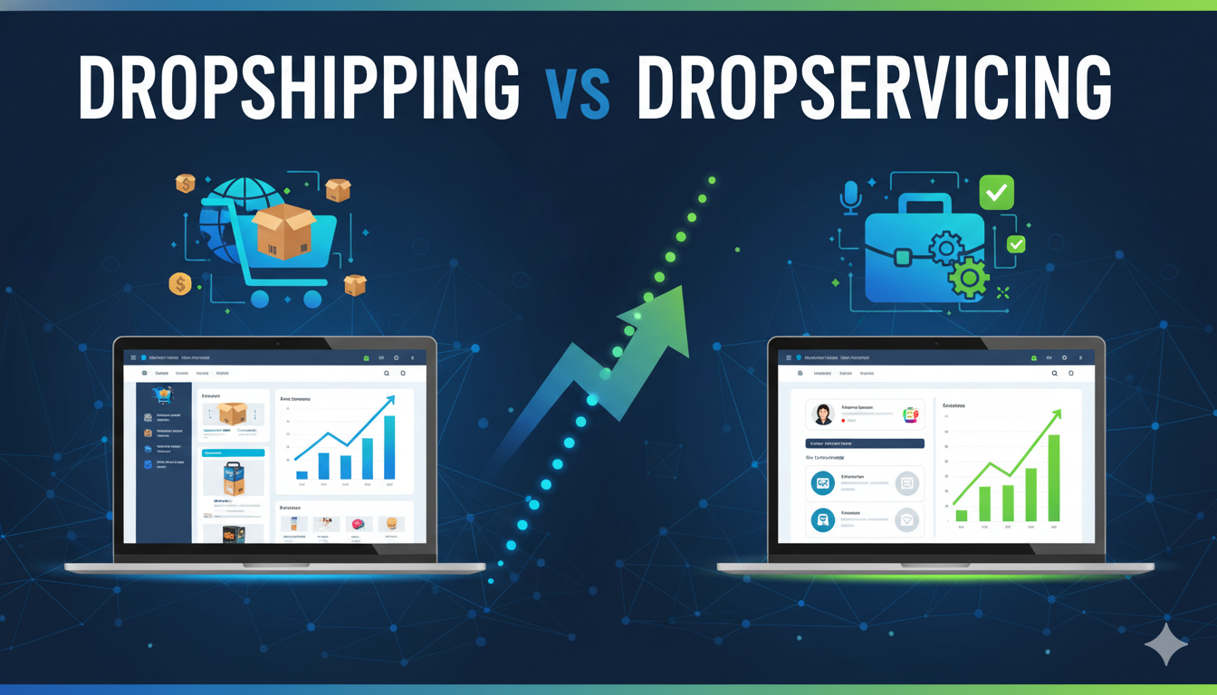 Dropshipping vs Dropservicing: Which Online Business Is Better in 2026?