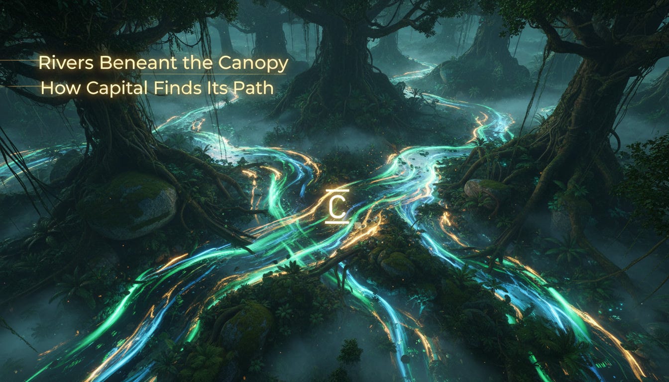 Rivers Beneath the Canopy: How Capital Finds Its Path