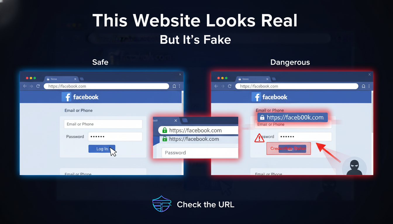 Fake Websites & Domains: How Scammers Trick You