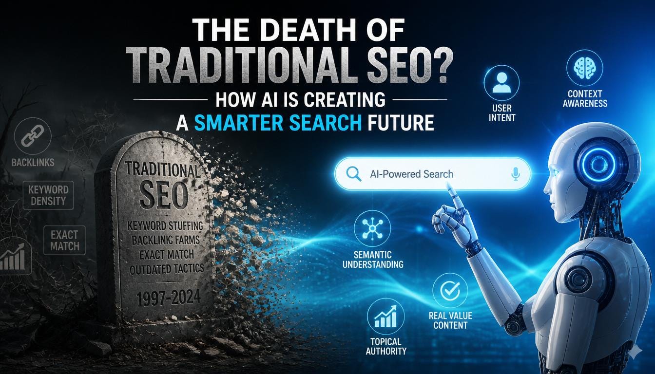 The Death of Traditional SEO? How AI Is Creating a Smarter Search Future