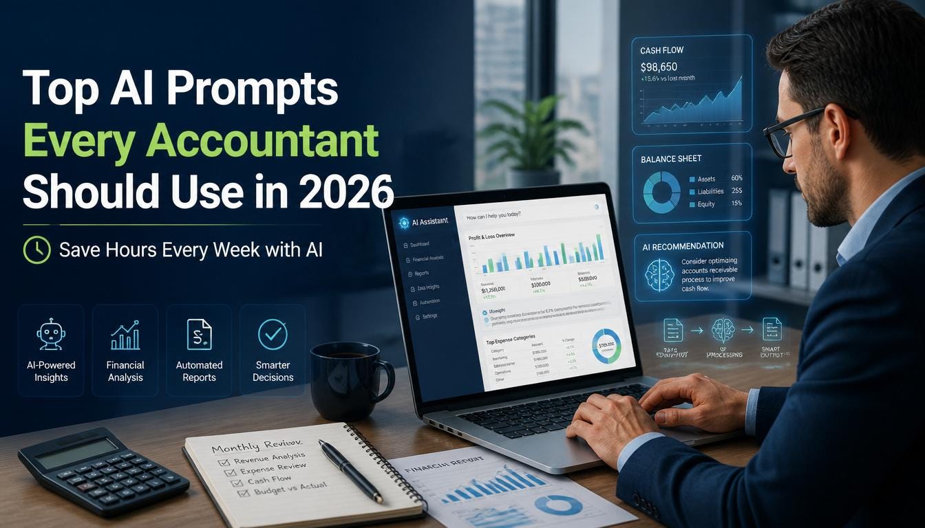 Top AI Prompts Every Accountant Should Use in 2026 (Save Hours Every Week)