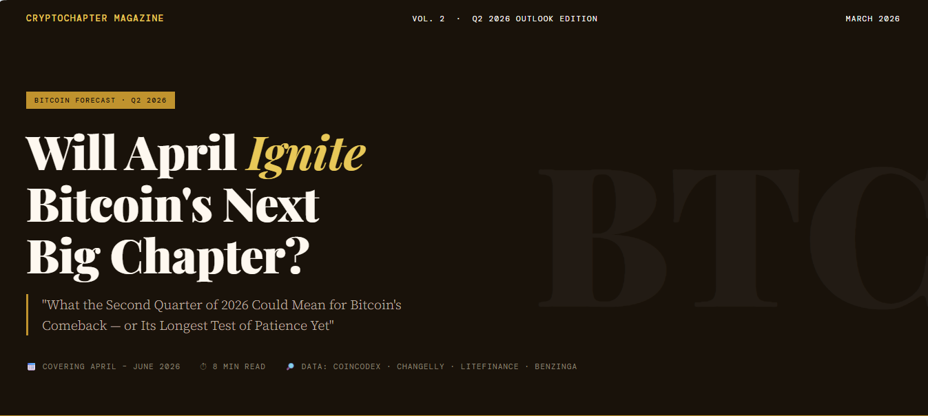 Bitcoin Price Forecast for April–June 2026: The Comeback Nobody Saw Coming?