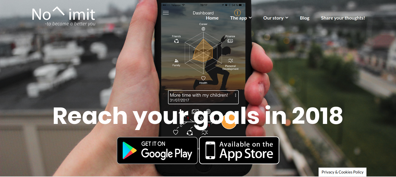 Image result for No Limit-app - Best Goal Setting and Goal Tracking App