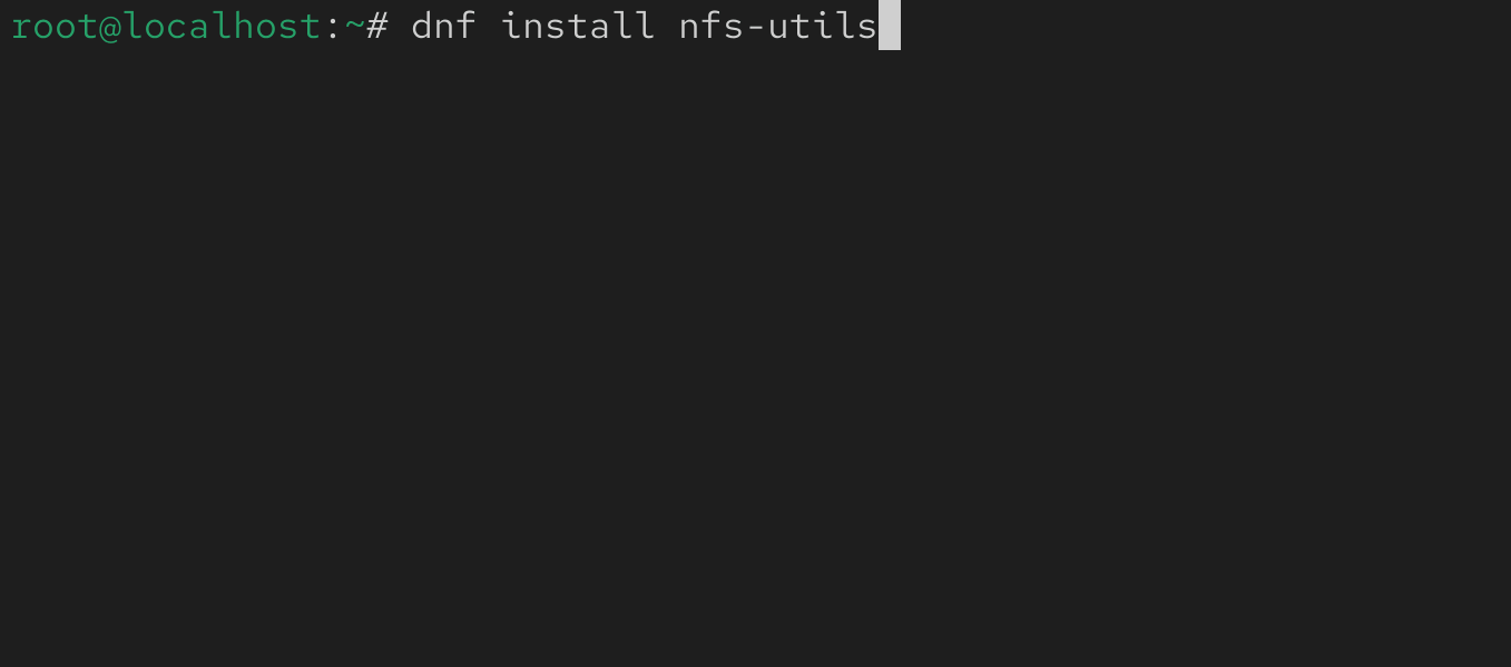 Network Filesystem System Setup