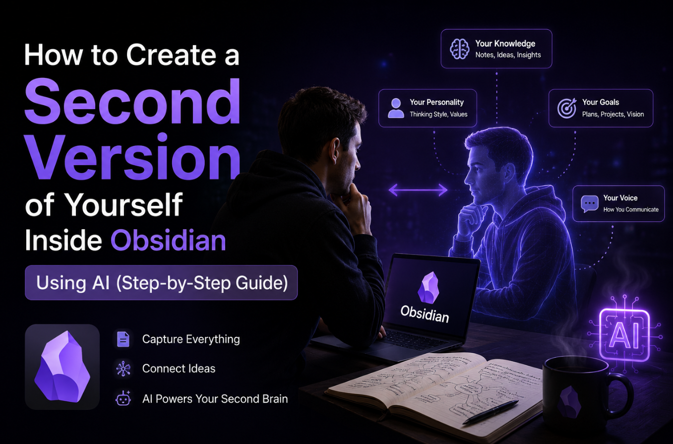 How to Create a Second Version of Yourself Inside Obsidian Using AI (Step-by-Step Guide)