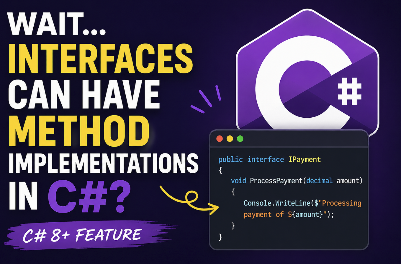 Wait… Interfaces Can Have Method Implementations in C#?