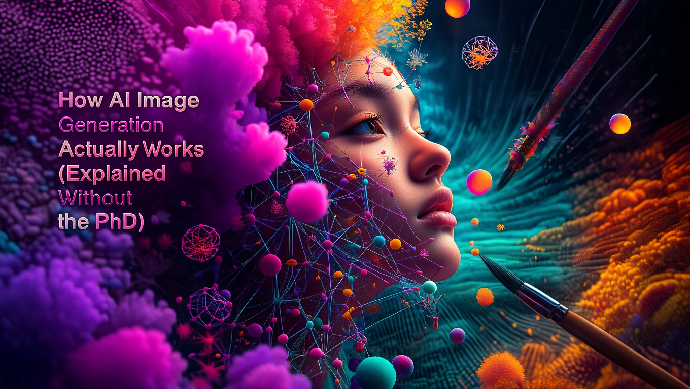 How AI Image Generation Actually Works (Explained Without the PhD)