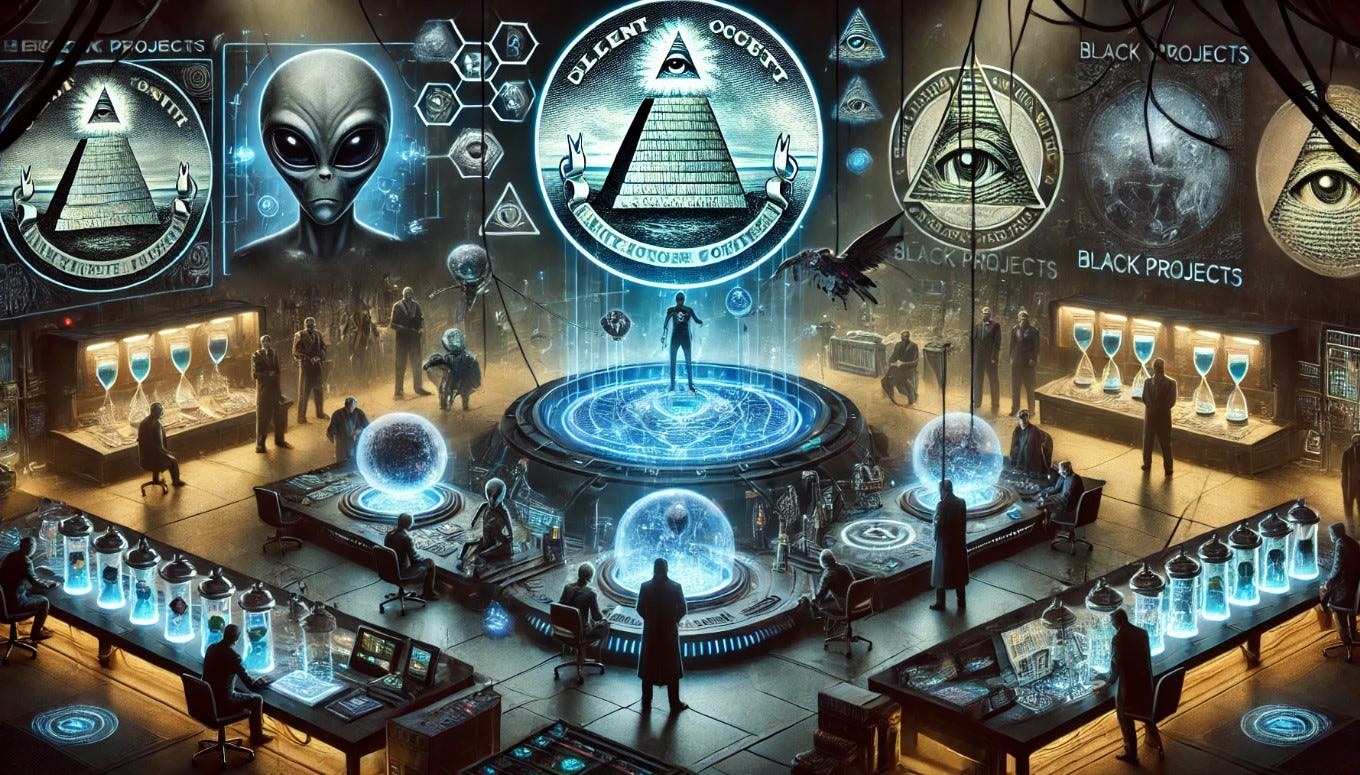 Exposing Hidden Agendas: Evil Aliens Black Projects and the Illuminati