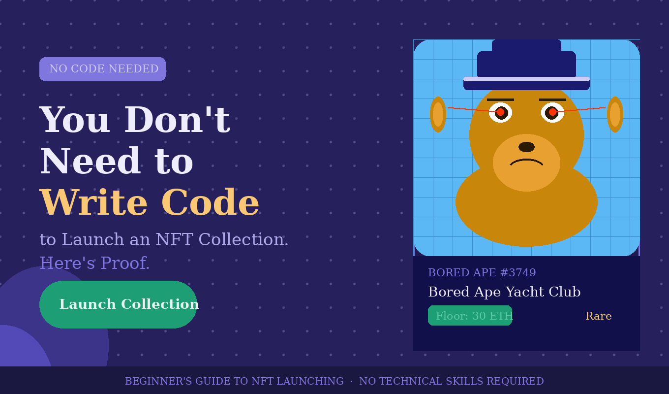 You Don’t Need to Write Code or Be Tech-Savvy to Launch an NFT Collection. Here’s Proof