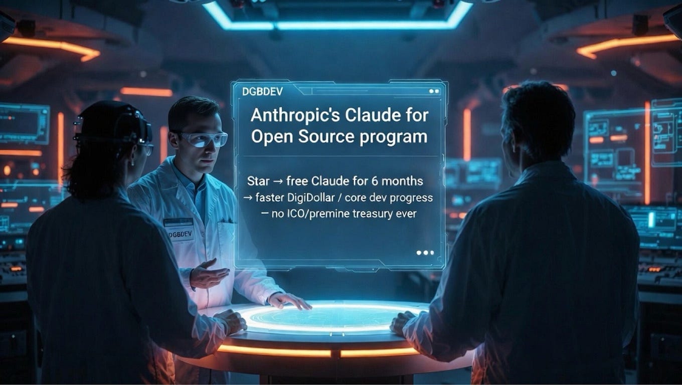 How a Simple GitHub Star Could Supercharge DigiByte Development with Free Premium AI Access