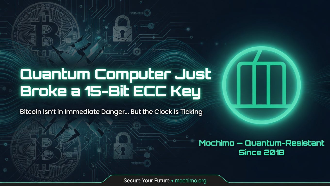 Quantum Computer Just Broke a 15-Bit ECC Key