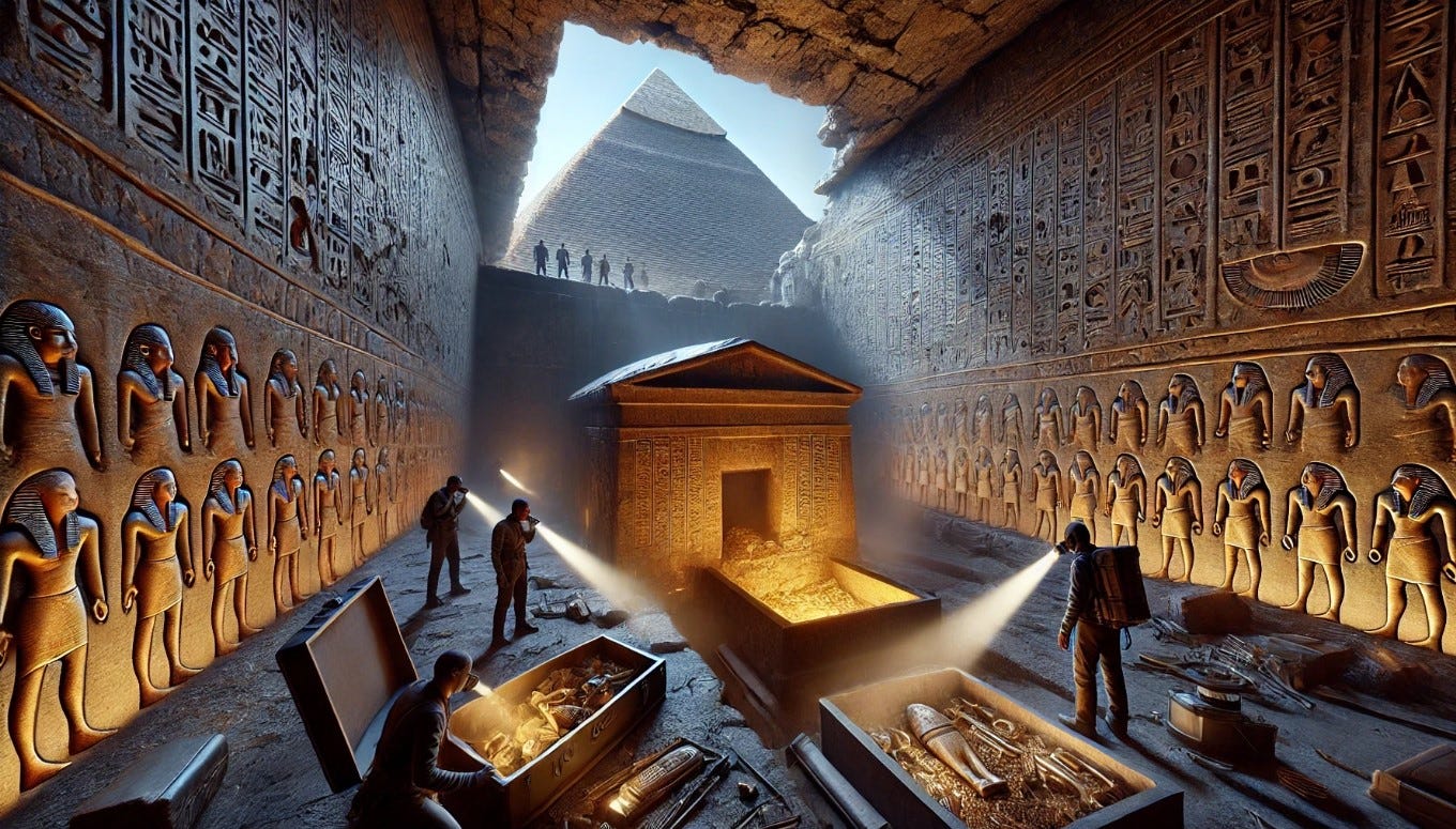 Hidden Chamber Uncovered Inside Pyramid of Giza: Could it Solve Ancien