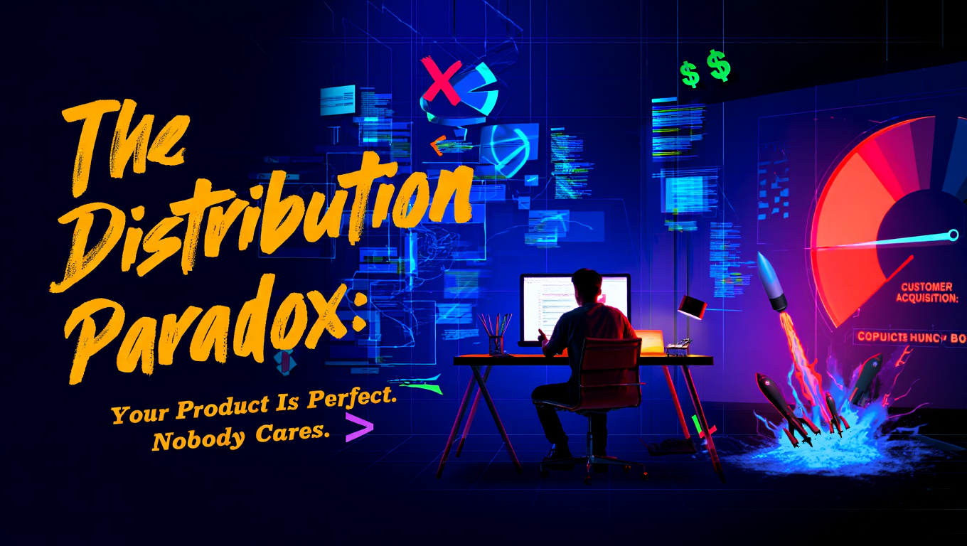 The Indie Hacker’s Distribution Paradox (2026 Edition): Why Your Product Is Perfect and Nobody…