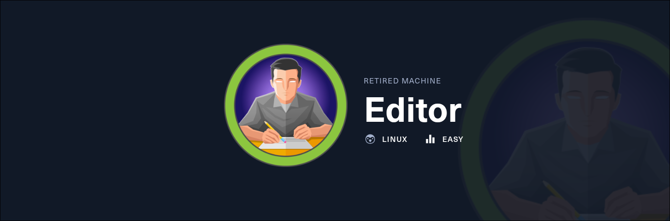 Editor — A HackTheBox Writeup