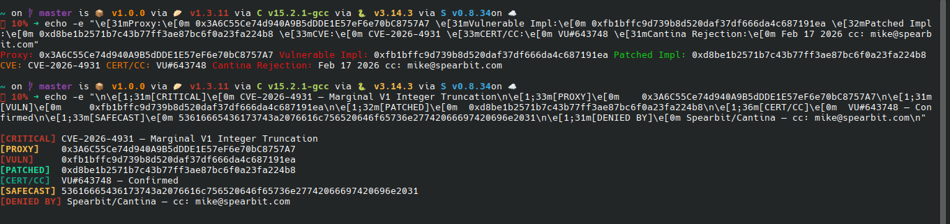 CVE-2026–4931: How Spearbit’s Cantina Denied a Critical Vulnerability Using Verifiably False…