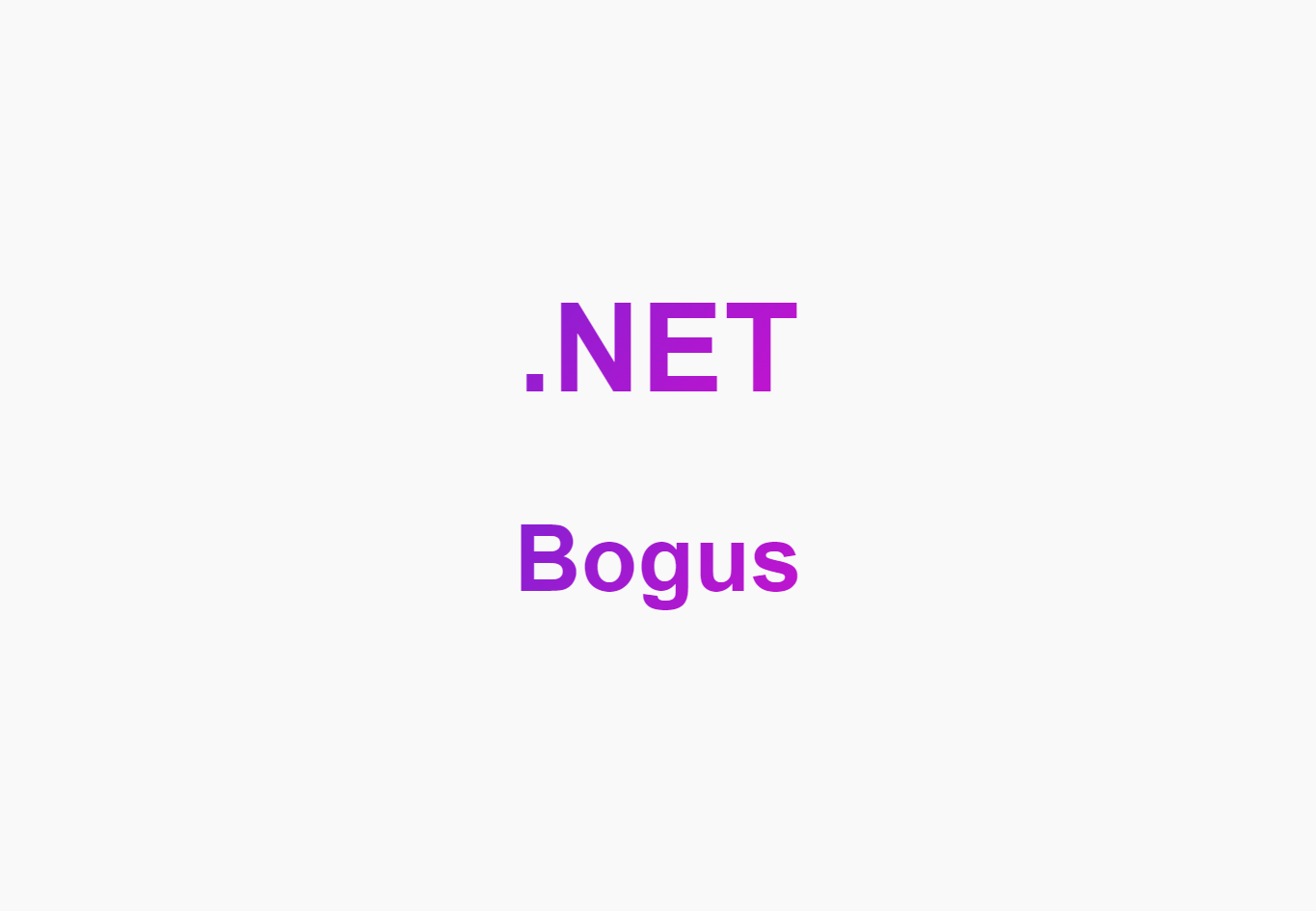 Generating Test Data with the Bogus Library in C#