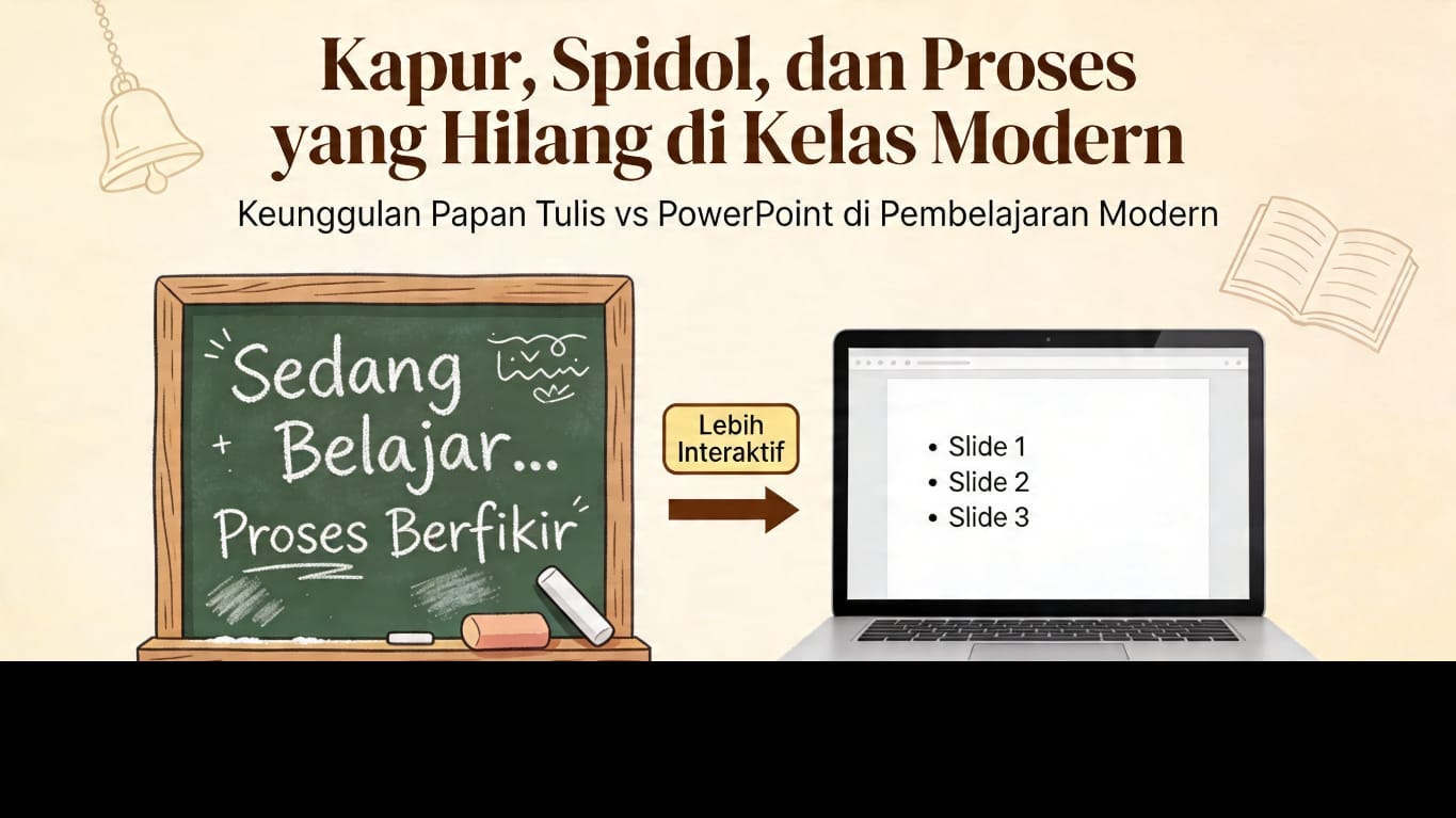 Kapur, Spidol, dan Proses yang Hilang di Kelas Modern