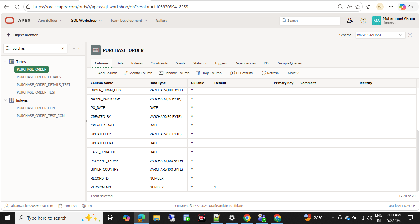 Solving Real-World Oracle APEX Challenges: Data Tracking, Audit Columns, and Interactive Grid…